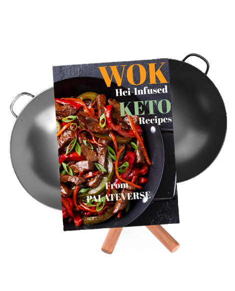 Wok-hei-infused keto recipes book Amazon 